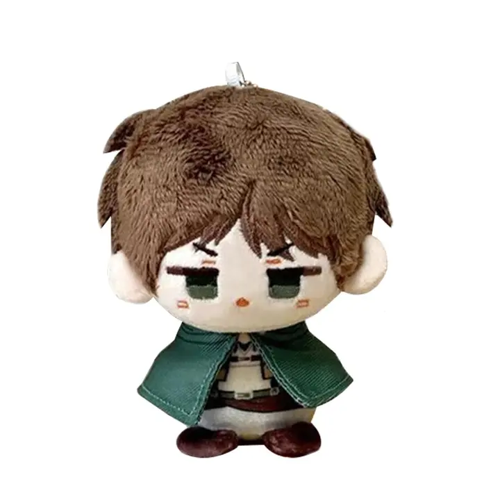 Peluche colgante de Eren Jaeger, 10 cm (sin licencia oficial)