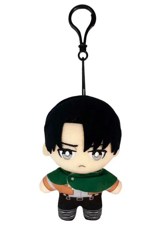 Peluche de Levi Ackerman estilo manga, 11 cm (Great Eastern)